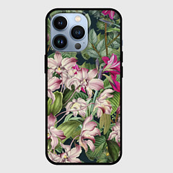 Чехол для iPhone 13 Pro Цветы Лилия Тигровая, цвет: 3D-черный