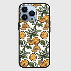 Чехол iPhone 13 Pro Узор из тропических апельсинов