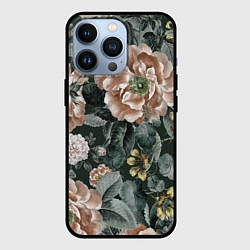 Чехол для iPhone 13 Pro Цветы Анемоны Ночного Сада, цвет: 3D-черный