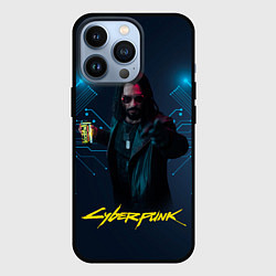 Чехол для iPhone 13 Pro Johnny Cyberpunk2077, цвет: 3D-черный