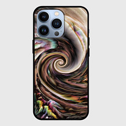 Чехол для iPhone 13 Pro Картина-абстракция Ураган, цвет: 3D-черный