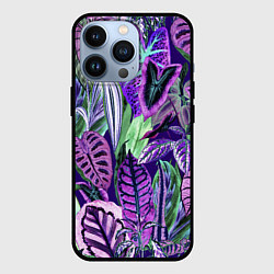 Чехол iPhone 13 Pro Цветы Яркие Тропики