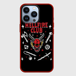 Чехол iPhone 13 Pro HELLFIRE CLUB STRANGER THINGS