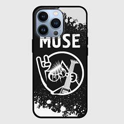 Чехол для iPhone 13 Pro Muse КОТ Брызги, цвет: 3D-черный