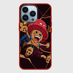 Чехол для iPhone 13 Pro Тони Тони Чоппер в прыжке, цвет: 3D-красный