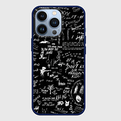 Чехол для iPhone 13 Pro XXXTENTACION LOGOBOMBING, цвет: 3D-тёмно-синий
