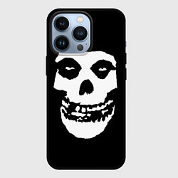 Чехол для iPhone 13 Pro Misfits череп, цвет: 3D-черный