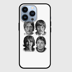 Чехол для iPhone 13 Pro LEGENDS JOHN LENNON PAUL MCCARTNEY RINGO STARR GEO, цвет: 3D-черный