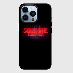 Чехол для iPhone 13 Pro С логотипом Stranger Things, цвет: 3D-черный