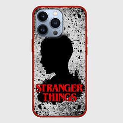 Чехол для iPhone 13 Pro Очень странные дела Stranger things, цвет: 3D-красный