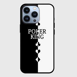 Чехол для iPhone 13 Pro Король Покера Black, цвет: 3D-черный