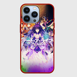 Чехол для iPhone 13 Pro Рандеву c жизнью Date A Live IV, цвет: 3D-красный