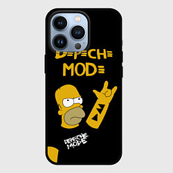 Чехол iPhone 13 Pro Depeche Mode Гомер Симпсон рокер
