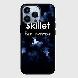 Чехол для iPhone 13 Pro Feel Invincible - Skillet, цвет: 3D-черный