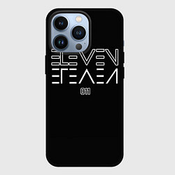 Чехол для iPhone 13 Pro Eleven Reverse, цвет: 3D-черный