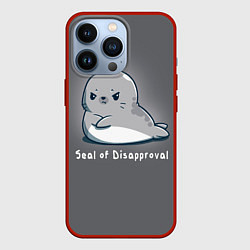 Чехол для iPhone 13 Pro Seal of Disapproval, цвет: 3D-красный
