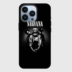 Чехол для iPhone 13 Pro Nirvana рок-группа, цвет: 3D-черный