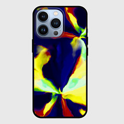 Чехол для iPhone 13 Pro Разноцветный вспышка, цвет: 3D-черный