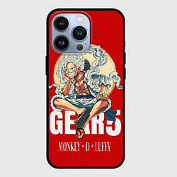 Чехол iPhone 13 Pro ЛУФФИ 5 ГИР ONE PIECE На луне