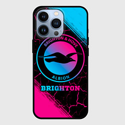 Чехол для iPhone 13 Pro Brighton Neon Gradient, цвет: 3D-черный