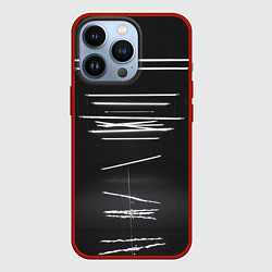 Чехол iPhone 13 Pro Неоновые фонари во тьме - Белый