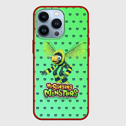 Чехол для iPhone 13 Pro My singing Monsters - Жужук, цвет: 3D-красный