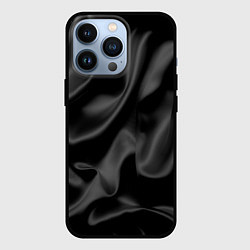 Чехол для iPhone 13 Pro Черный шелк, цвет: 3D-черный