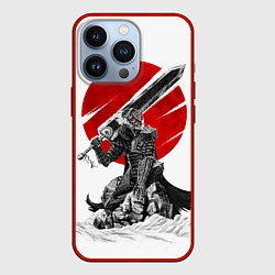 Чехол для iPhone 13 Pro Гатс Черный мечник, цвет: 3D-красный