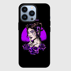Чехол для iPhone 13 Pro Готическая Ведьма, цвет: 3D-черный