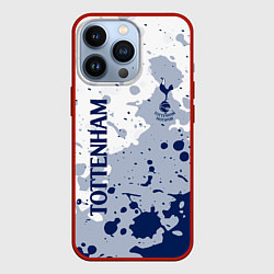 Чехол для iPhone 13 Pro Tottenham hotspur Брызги красок, цвет: 3D-красный