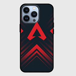 Чехол для iPhone 13 Pro Красный символ Apex Legends на темном фоне со стре, цвет: 3D-черный