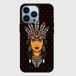 Чехол iPhone 13 Pro Женщина-индеец