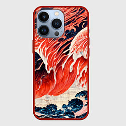 Чехол iPhone 13 Pro Великая красная волна