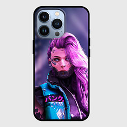 Чехол для iPhone 13 Pro Cyberpunk 2077 - Валери V, цвет: 3D-черный