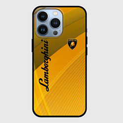 Чехол для iPhone 13 Pro Lamborghini - абстракция, цвет: 3D-черный
