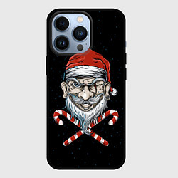Чехол для iPhone 13 Pro Santa Pirate, цвет: 3D-черный