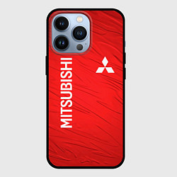 Чехол для iPhone 13 Pro Mitsubishi sport - абстракция, цвет: 3D-черный