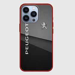 Чехол iPhone 13 Pro Peugeot - абстракция