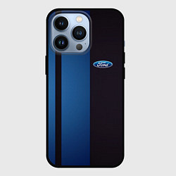 Чехол для iPhone 13 Pro Ford - три полосы, цвет: 3D-черный