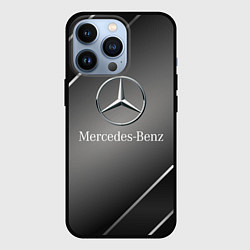 Чехол для iPhone 13 Pro Mercedes Карбон, цвет: 3D-черный