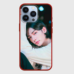 Чехол для iPhone 13 Pro Hyunjin Mixtape Oh, цвет: 3D-красный