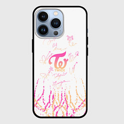 Чехол для iPhone 13 Pro Twice градиент, цвет: 3D-черный