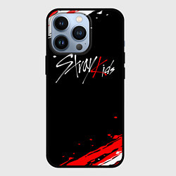 Чехол для iPhone 13 Pro Stray kids - краска, цвет: 3D-черный