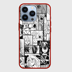 Чехол для iPhone 13 Pro Глейпнир паттерн, цвет: 3D-красный