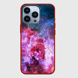 Чехол для iPhone 13 Pro Астрономия - вселенная, цвет: 3D-красный