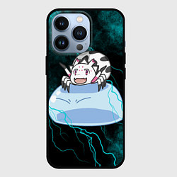Чехол для iPhone 13 Pro Кумо на слизне, цвет: 3D-черный