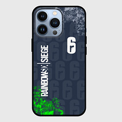 Чехол для iPhone 13 Pro Rainbow six siege - краска, цвет: 3D-черный