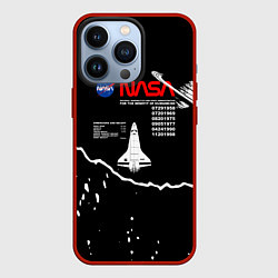 Чехол для iPhone 13 Pro Nasa - звёзды, цвет: 3D-красный