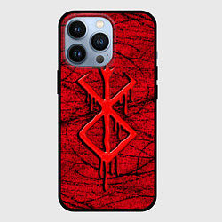 Чехол iPhone 13 Pro Berserk red smudges