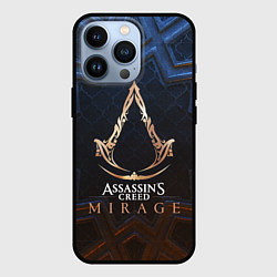 Чехол для iPhone 13 Pro Assassins creed mirage logo, цвет: 3D-черный